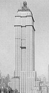 O edifício Empire State, em Nova York, nos EUA