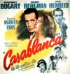 Reprodução do cartaz do filme Casablanca