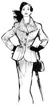 Modelo publicado na "Folha da Manhã", em junho de 1950