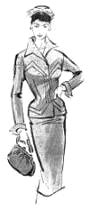 Modelo publicado na "Folha da Manhã", em 17 de abril de 1955