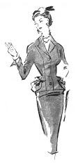 Modelo publicado na "Folha da Manhã", em 17 de abril de 1955