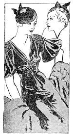 Modelos de Chantal publicados na "Folha da Manhã", em 7 de maio de 1933 