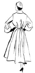 Modelo publicado na "Folha da Noite", em 14 de agosto de 1949