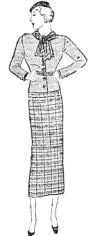 Modelo publicado na "Folha da Manhã", em 11 de agosto de 1935