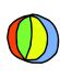 Essa não é a bola inventada pelo Joaquim Simão, essa é colorida.  